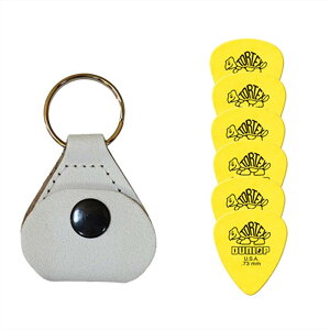 y}\Ԃ̓|Cg5{zysbNP[X{sbN6ZbgzPerri's sbNP[X WHITE PICKKEY-6676 + Jim Dunlop Tortex 418B 0.73mm 6