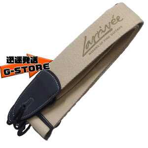【日本限定商品】Larrivee コットン ギターストラップ LV-STP/CT CRM