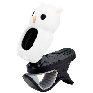 y26܂Ń|CgUPzXCt J[gD[Nbv`[i[ tNE zCg SWIFF AUDIO CLIP TUNER B7 OWL TUNER WHITE