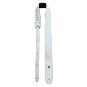Perri�fs �M�^�[�X�g���b�v P20DX-7639 2 Spot Light Leather Guitar Strap - Holographic Pearl