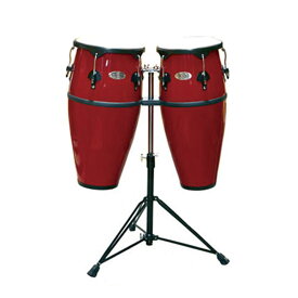 【サマーセール】TOCA コンガセット 2300FRD スタンド付 10インチ+11インチ パーカッション トカ
