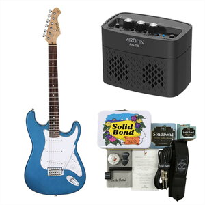 yR Zbg{AvtzLegend GLM^[ LST-Z MBL + Ken Yokoyama Electric Guitar Starter Set + AROMA Amp AG-05BLK