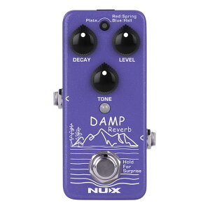y25܂Ń|Cg5{zNUX o[u Damp Reverb (NRV-3) -3 Reverb in a mini pedal-