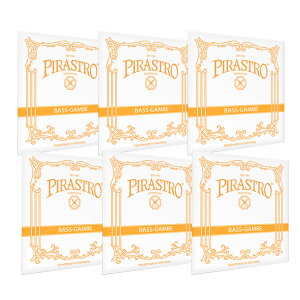 PIRASTRO �o�X�E�K���o�� D1(1571) A2(1572) E3(1573) C4(2574) G5(2575) D6(2576) BASS GAMBA 2570 SET