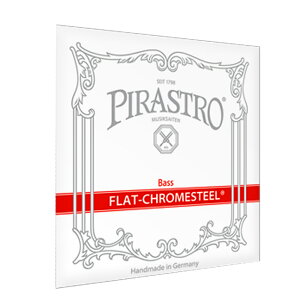 PIRASTRO �t���b�g �N�����X�`�[�� �R���g���o�X�� C�� 3/4 ROPE CORE/CHROME STEEL D-BASS FLAT-CHROMESTEEL 3429 C
