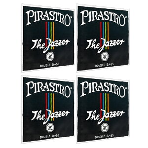 �y�|�C���gUP�zPIRASTRO �W���U�[ �R���g���o�X�� G(3441) D(3442) A(3443) E(3444) 3/4 D-BASS THE JAZZER 3440 SET