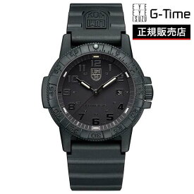 【4/25限定★エントリーで2人に1人が当選！100％ポイントバック】LUMINOX ルミノックス LEATHERBACK SEA TURTLE GIANT0320 SERIES レザーバック シー タートル Ref.0321.BO.L (BLACK OUT)