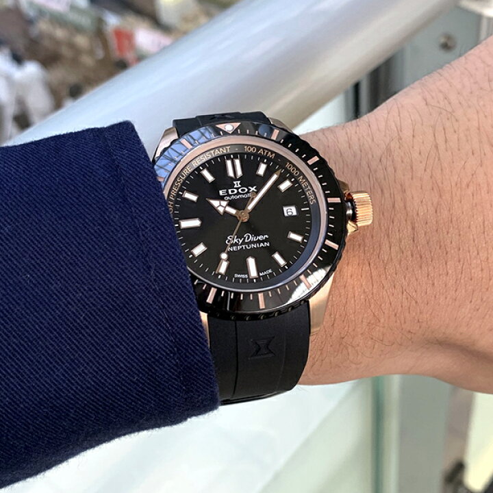 楽天市場】【ノベルティプレゼント】EDOX エドックス SKYDIVER スカイ 