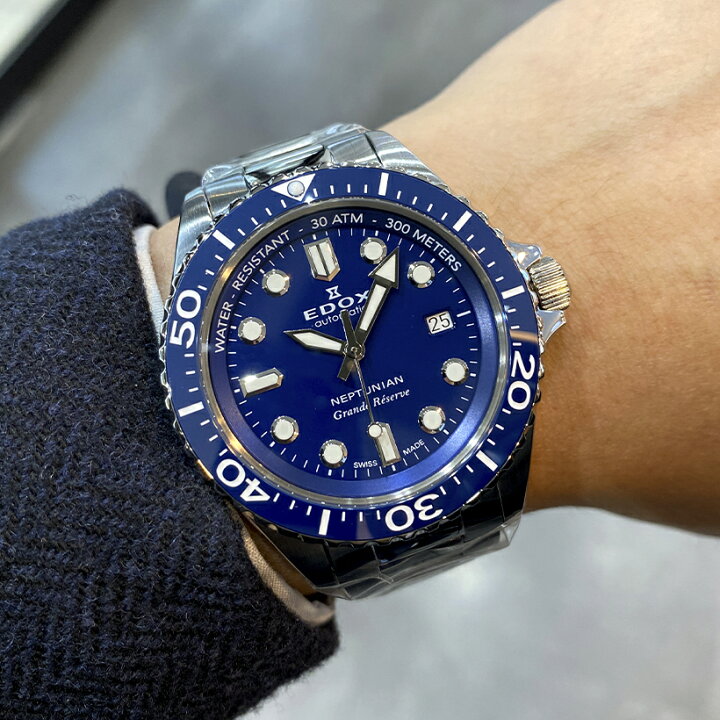 楽天市場】【ノベルティプレゼント】EDOX エドックス NEPTUNIAN GRANDE 
