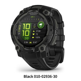 GARMIN ガーミン Instinct 3 AMOLED 45mm Black インスティンクト3 アモレッド ブラック 010-02936-30