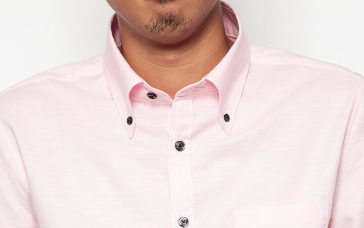 楽天市場 P10倍 24h限定 9 極 送料無料 日本製 オックスフォード ボタンダウン ピンク 半袖 シャツ ボタンダウン きれいめ メンズ 半袖 カジュアルシャツ ピンクシャツ ギフト プレゼント シャツ専門店 ギャルソンウェーブ