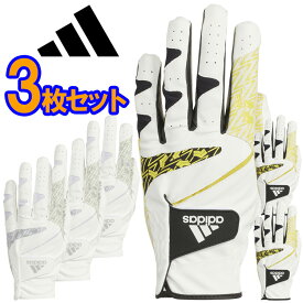 【当店在庫】【メール便送料無料 3枚セット】アディダス ゴルフ コードカオス22 メンズ ゴルフグローブ EVL61 日本正規品