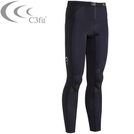 C3fit(シースリーフィット) エレメントエアーロングタイツ メンズ 3F17122 3F17122-K