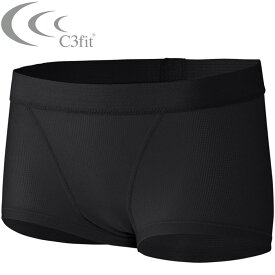 C3fit(シースリーフィット) ボーイレッグスポーツショーツ 女性用吸汗速乾 インナー レディース 3FW88120-K