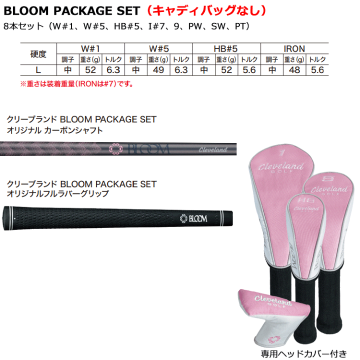 楽天市場】【当店在庫】クリーブランド BLOOM パッケージセット
