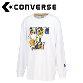 CONVERSE(コンバース) バスケット ジュニアプリントロングスリーブシャツ CB432357L-1100