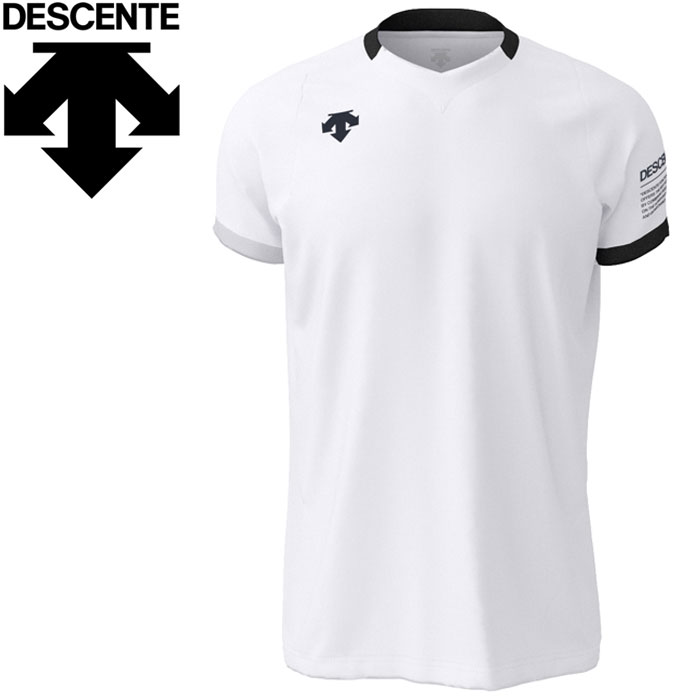 DESCENTE メール便対応 開催中 デサント 半袖ライトゲームシャツ メンズ DSS-5920-WHT レディース 予約販売