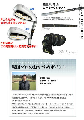 スポルディングロイヤルトップSD-01高反発アイアン6本セット(#5-9、PW)SPALDING2016年モデル
