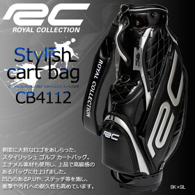 【あす楽対応】ロイヤルコレクションスタイリッシュカートバッグキャディバッグCB4112