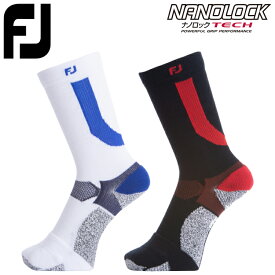 【メール便送料無料】フットジョイ ゴルフ ナノロックテック クルー メンズ ソックス 靴下 FJSK146