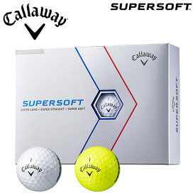 【あす楽対応】キャロウェイ ゴルフ スーパーソフト ゴルフボール 1ダース(12球入り) 2023モデル CW2023AC