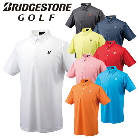 ブリヂストン ゴルフ 半袖 ボタンダウンシャツ メンズ ゴルフウェア 50G02A