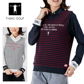 【あす楽対応】T-MAC ティーマック ゴルフ ベスト レディース 秋冬 ゴルフウェア 42670-222