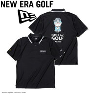 【当店在庫】ニューエラ ゴルフ ドラえもん GO PLAY GOLF 鹿の子 ポロシャツ メンズ 2026春夏 14935371