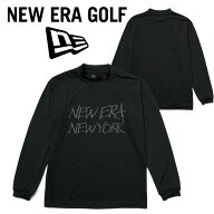 【当店在庫】ニューエラ ゴルフ 長袖モックネック ストレッチ ジャージーTシャツ メンズ 2026秋冬 15129475