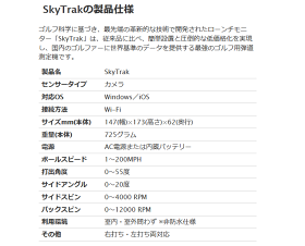 【あす楽対応】スカイトラックモバイルGPROゴルフゴルフ用弾道測定器SkyTrak本体モバイル版アプリ付属日本正規品