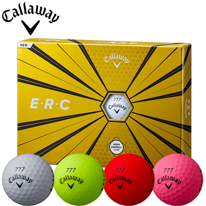 Callaway 2019 ERC Golf Ball  【スーパーSALE開始6時間全品ポイント5倍！！有効期間：03/04(金)20：00～03/05(土)01：59迄】【あす楽対応】キャロウェイ ゴルフ E・R・C ボール ゴルフボール1ダース(12P) 2019年モデル