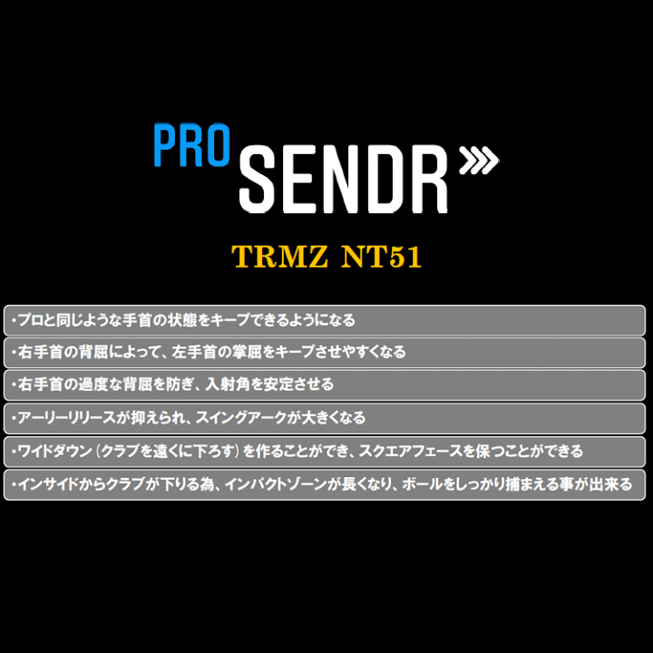 楽天市場】【当店在庫】ヤマニ ゴルフ ProSENDR プロセンダー TRMZNT51
