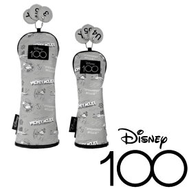 【あす楽対応】ディズニー ゴルフ Disney100 ヘッドカバー FW用 UT用 モノクロ 73220-430-011 73220-430-021 Lynx Golf