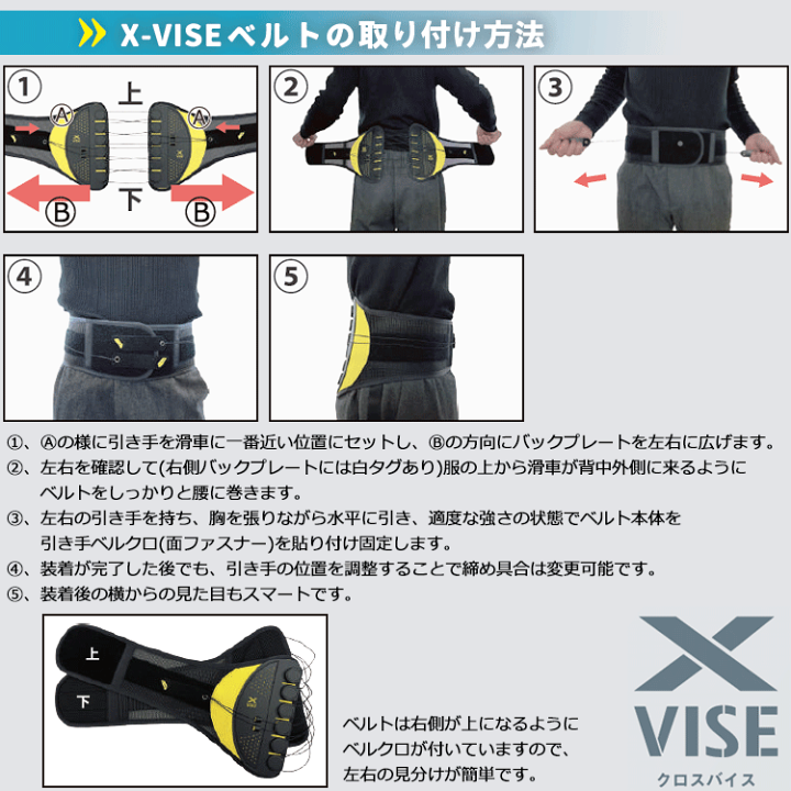 楽天市場】【当店在庫】クロスバイス X-VISE 骨盤矯正サポーター 骨盤