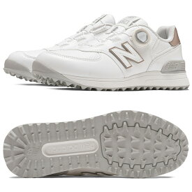 【当店在庫】ニューバランスゴルフ 574 v4 SL ボア スパイクレス レディース ゴルフシューズ WG574BA4 日本正規品 2025モデル