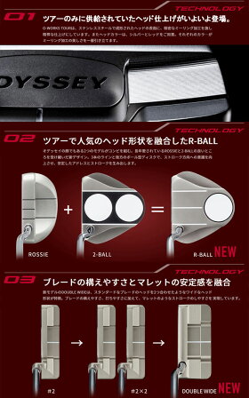 【あす楽対応】オデッセイオーワークスツアーパターシルバーO-WORKSTour2018年モデル日本仕様