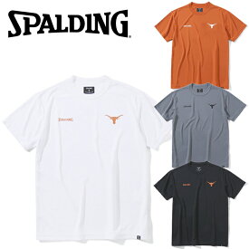 メール便対応 スポルディング BASKETBALL Tシャツ テキサス ホーン プリント SMT23042TX
