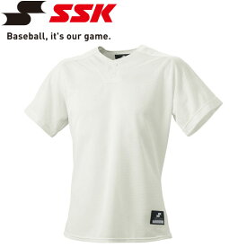 【メール便対応】エスエスケイ SSK 野球 2ボタンプレゲームシャツ 無地 メンズ・ユニセックス BW1660-12