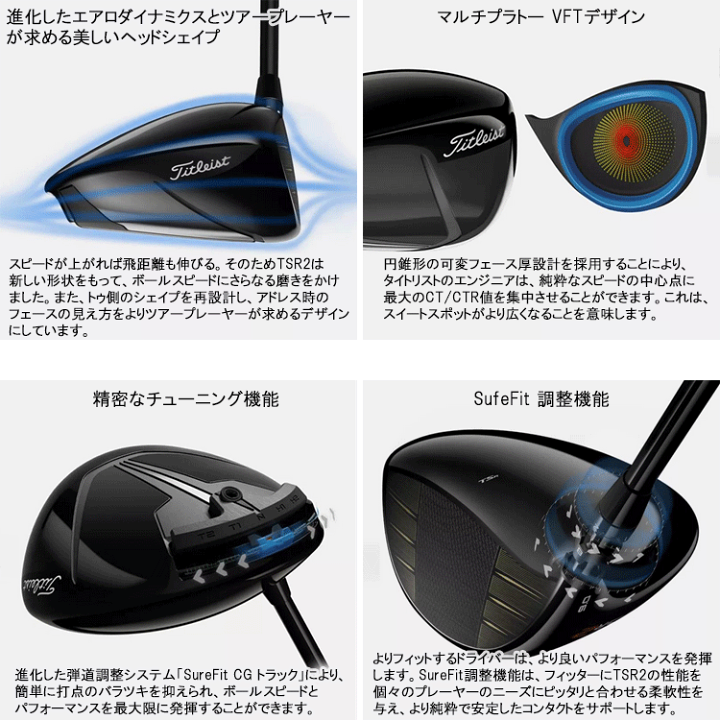 楽天市場】【当店在庫】タイトリスト TSR3 ドライバー レフティ