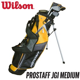 【あす楽対応】ウィルソン PROSTAFF JGI MEDIUM ジュニアセット 子供用 ゴルフクラブ 5本セット+キャディバッグ