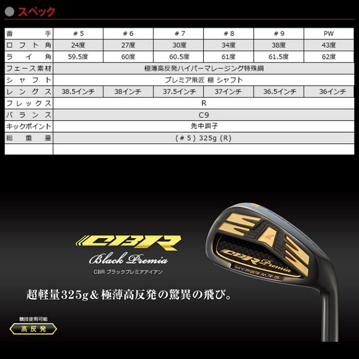 楽天市場】【全品ポイント3倍以上☆要エントリー】ワークスゴルフ CBR 