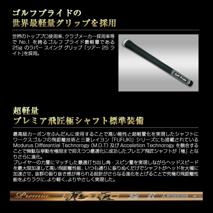 楽天市場】【全品ポイント3倍以上☆要エントリー】ワークスゴルフ CBR 