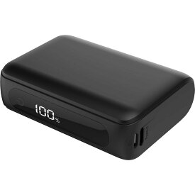 モバイルバッテリー 軽量 大容量 PD20W TypeC入出力対応 10000mAh モバイルバッテリー HD2-MBTCH10000PD20WHモバイルバッテリー iPhone タイプC 10000mAh PD20W対応 HIDISC ハイディスク 正規品 2台同時 USB-A type-C 磁気研究所 ホワイト ブラック