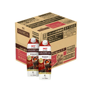コーヒー 紙パック 大容量 UCC ゴールドスペシャル アイスコーヒー 1000ml×12本 511302 511303アイスコーヒー ユーシーシー UCC上島珈琲 GOLDSPECIAL ケース 広がる香り まとめ買い 1L 蓋つき キャップ付