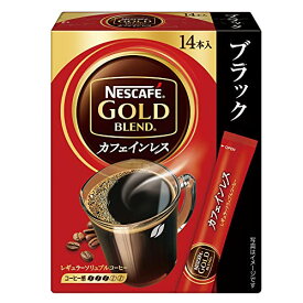 ネスレ日本 ネスカフェ ゴールドブレンド カフェインレス スティックブラック 14P×6個