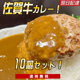 昭和20年創業老舗の 佐賀牛 カレー 10個 送料無料 カレー ご当地 人気 ナンバーワン レトルトカレー こだわり ビーフ 絶品レトルトカレー 極上カレー カレー好き たまらない 厳選 ご当地カレーです！ 高級カレー 牛肉カレー