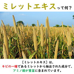 ミレットエキス末高濃縮スーパーミレットエキスお徳用270粒栄養機能コラーゲンシスチンシスチン亜鉛酵母ミレット健康サプリサプリメントボリューム美容ツヤコシアミノ酸通販夏敬老の日秋