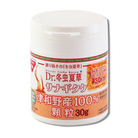 冬虫夏草 サプリメント 国内産 津和野産 サナギタケ虫夏草 粉末 1本 (30g)【送料無料】産官学連携共同研究による特許製法 サプリ とうちゅうかそう 免疫力 メンズ サプリ 免活 パウダー 粉虫夏草 通販 健康 プレゼント 梅雨