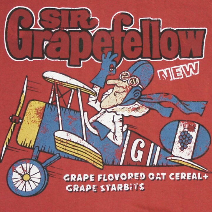 楽天市場 S M L Xl アメカジtシャツ グレープフェロー男爵 長袖 新品 プロペラ 飛行機 アメリカン レトロ Popアート ポップアート プロペラ飛行機 オモシロ 昭和レトロ パロディー おもしろ Tシャツ 長袖 面白 Tシャツ メンズ レディース Robber Gabriela