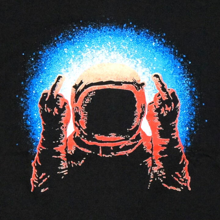 楽天市場】【M】【L】【XL】おもしろTシャツ ファッキン宇宙飛行士 